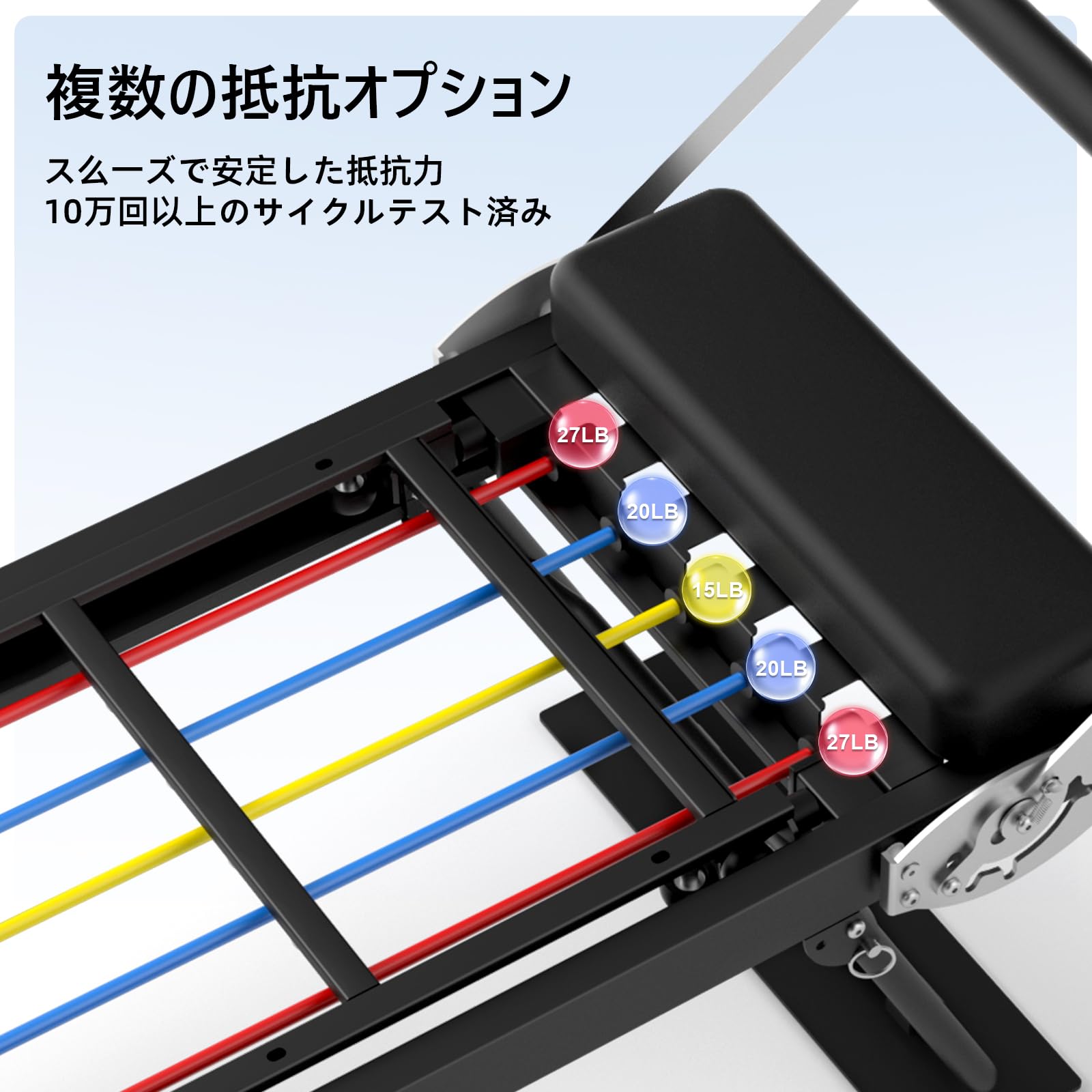 Amazon.co.jp: WNPANE 折りたたみ式ピラティスリフォーマー 家庭用